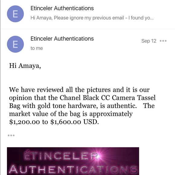 💯%authentic Lambskin vintage camera tassel Chanel - Picture 8 of 8